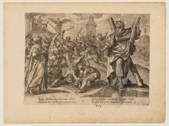Het martelaarschap van Sint-Andreas, uit Het martelaarschap van Christus en de apostelen