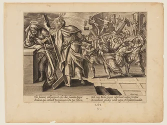 Het martelaarschap van de heilige Simon en Judas Thaddaeus, uit Het martelaarschap van Christus en de apostelen