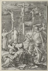 De Passie: Christus aan het Kruis tussen de Twee Dieven