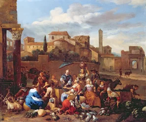 Groentemarkt in Italië