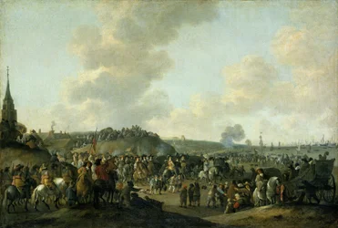 Het vertrek van Karel II uit Scheveningen