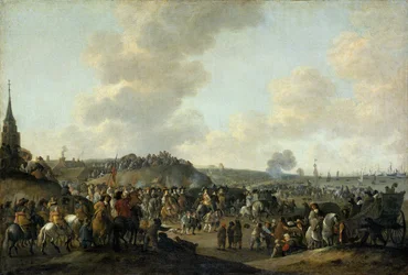 Het vertrek van Koning Karel II van Engeland uit Scheveningen, 2 juni 1660, 1683