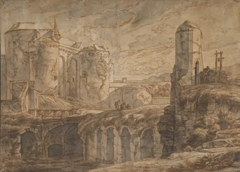 De poort van Brugge in Sluis, 1661