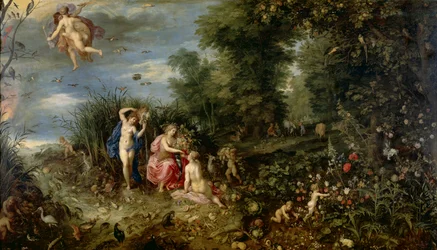 Overvloed en de vier elementen, ca. 1615