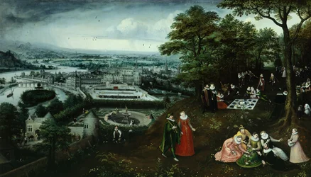 Landschap in de lente (detail)