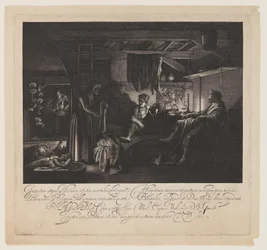 Jupiter en Mercurius in het Huis van Philemon en Baucis
