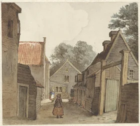 Straat bij de Manege