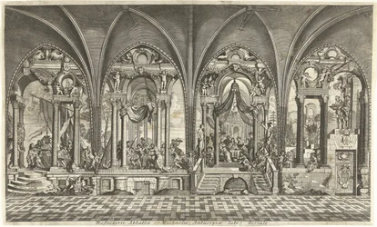 Schilderingen in de refter van de Sint Michielsabdij te Antwerpen