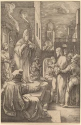 Christus voor Caiphas