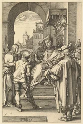 Christus voor Pilatus, uit De Passie van Christus, 1596