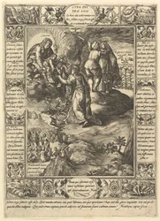 Cura Dei Pro Suis, uit Allegorieën van het Christelijk Geloof, uit Christelijke en Profane Allegorieën