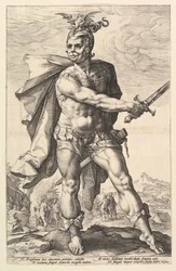 Mucius Scaevola, uit de serie De Romeinse Helden
