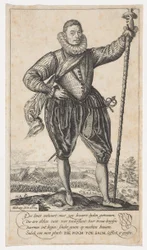 Piekdrager, naar rechts gericht, 1583