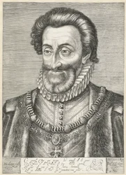 Portret van koning Hendrik IV van Frankrijk, c.1600