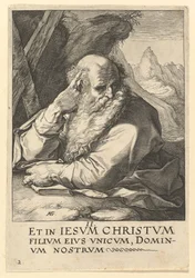 St. Andreas, uit Christus, de Apostelen en St. Paulus met de Geloofsbelijdenis