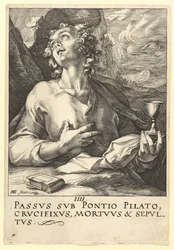 St. Johannes, uit Christus, de Apostelen en St. Paulus met de Geloofsbelijdenis
