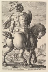 Titus Manlius, uit de serie De Romeinse Helden, 1586