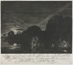 De vlucht naar Egypte, nacht