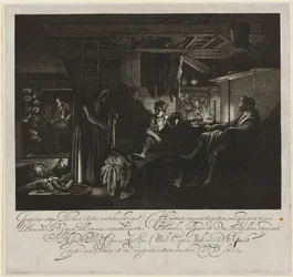 Jupiter en Mercurius in het Huis van Philemon en Baucis