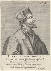 Portret van John Hus