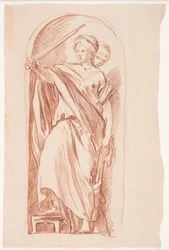 Judith. (Studie naar Beeldhouwwerk)