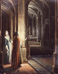 Figuren in een Kerk