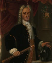 Portret van Diederik van Durven, gouverneur-generaal van Nederlands-Indië