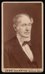 Portret van John Johnston 1806-1879, voor 1876