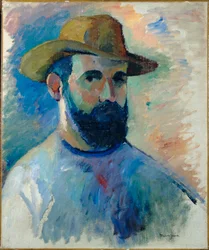 Henri Manguin, zelfportret (olieverf op doek)