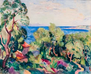 De Golf van Saint-Tropez, circa 1906-1909 (olieverf op doek)