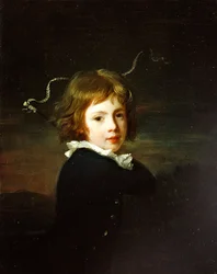 Een portret van een jonge jongen, vermoedelijk Lord Wood