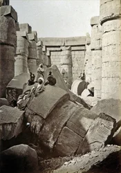Tempel van Karnak, ca. 1900
