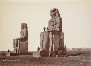 Thebe, De Kolossen van Memnon, jaren 1870