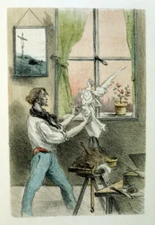 Illustratie door Henri Boutet, voor 