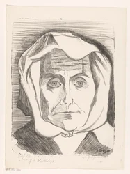 Portret van een onbekende vrouw