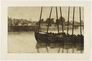 Boten in de Haven, Dieppe