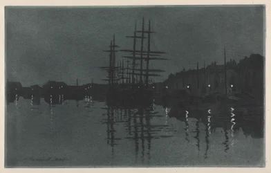 Effect van de Maan in Dieppe, c. 1885