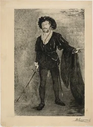 Faure in de rol van Hamlet