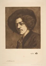 Whistlers portret van zichzelf, 1888