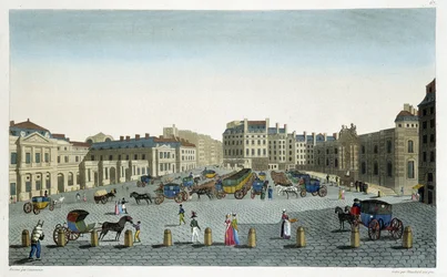 Vue du Palais Royal et du Chateau d