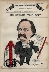 Cartoon van Jean Prosper Turigny 1822-1905 uit 