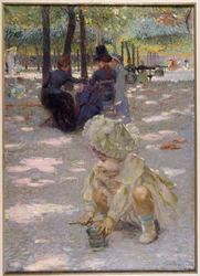 Een Augustusmiddag in het Luxemburg, 1886