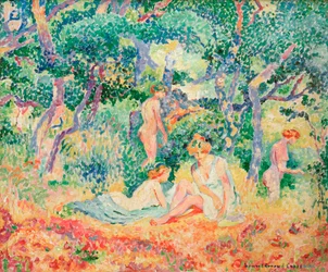 Het bos of naakt onder bos, 1906-1907