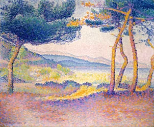 Dennen langs de kust, 1896