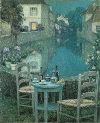 Klein Tafeltje in de Avondschemering