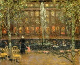 De Vijver bij het Palais Royal
