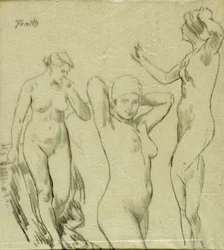 Studie [Vrouwelijke naakten]
