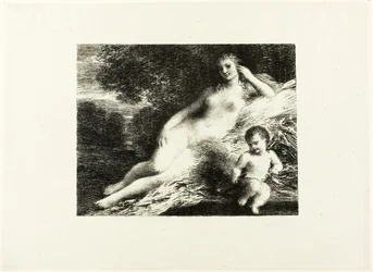 Venus en Cupido, tweede plaat