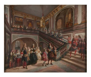 De jonge Lodewijk XV in Versailles