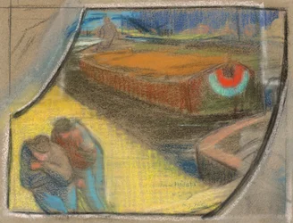Mannen die een Aak Slepen [Studie voor Boubourouche]
